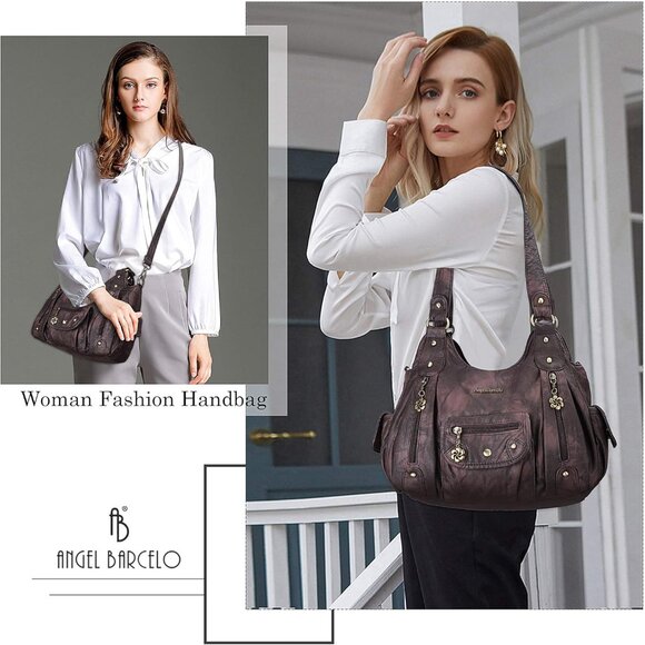 Purses for Women Soft PU Leather Shoulder Bag Crossbody Purse and Handbags - Picture 6 of 7